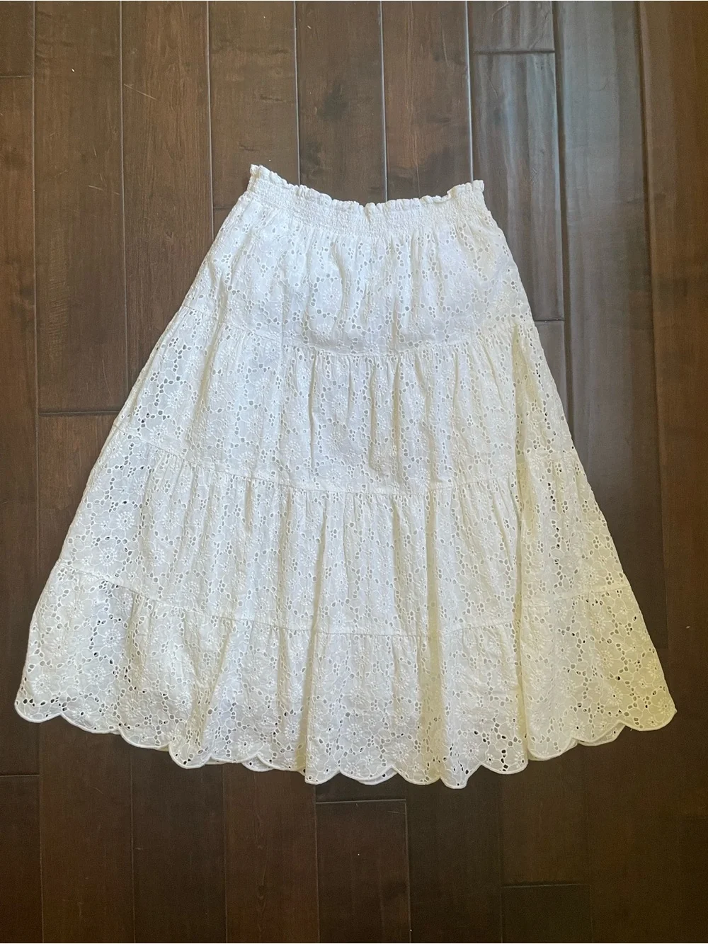 Tory Burch White Maxi Skirt